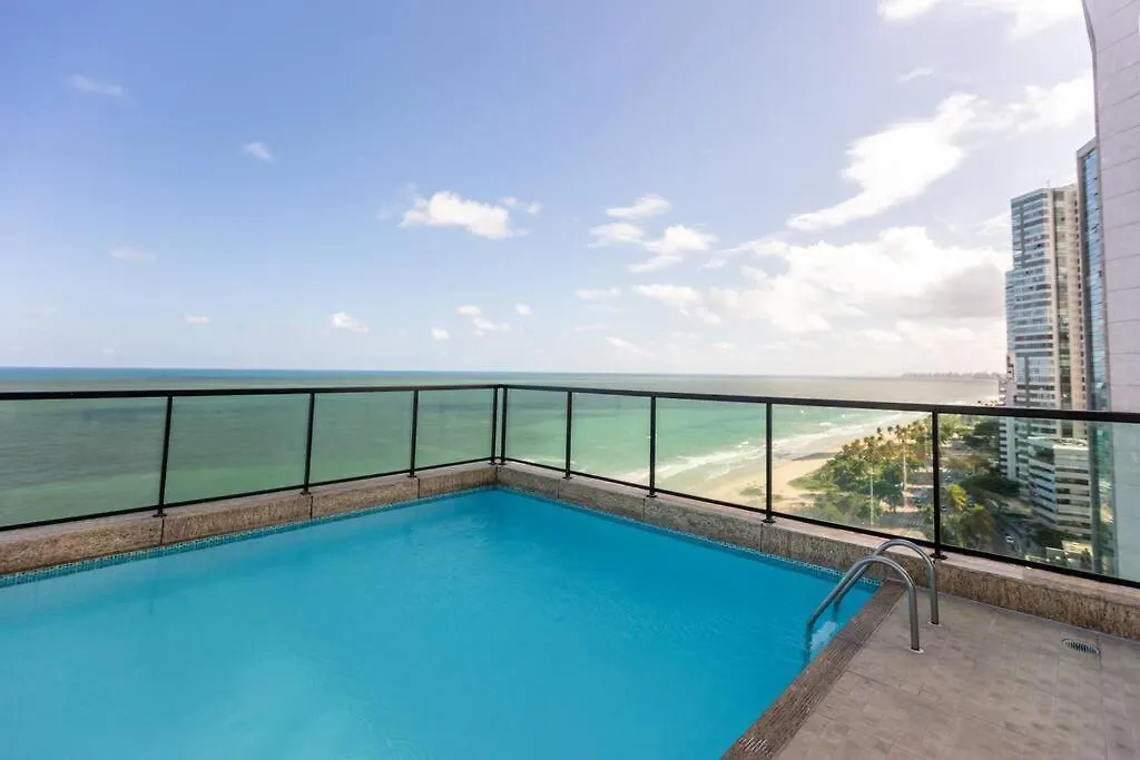 Av Boa Viagem. Flat Com Vista Perfeita Para O Mar. Recife Brazil